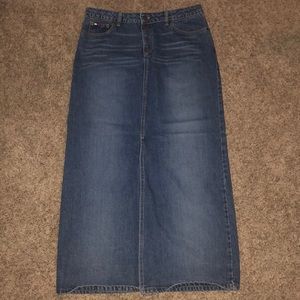 Tommy Hilfiger Long Denim Skirt Size 12